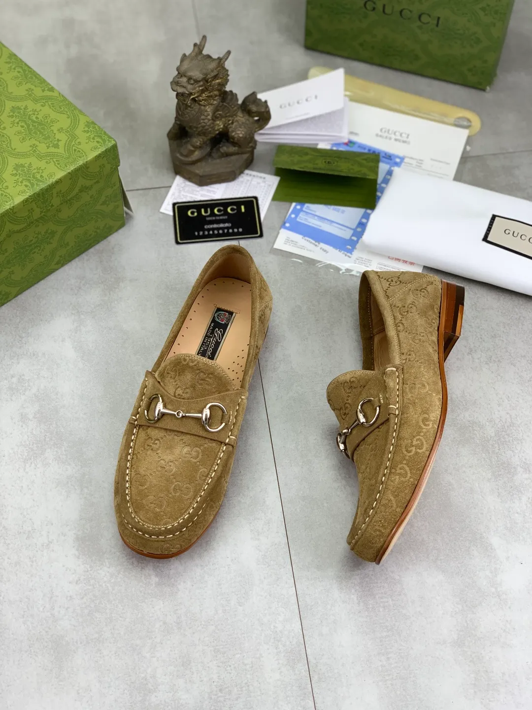 Men's men's shoes 💰P540 [New style] Water-dyed cowhide 💰💎💎💎 [Gucci] Gucci high-end men's formal business leather shoes, original order 1:1 authentic goods! Original imported high-end washed calfskin, original metal buckle, imported first-layer cowhide lining for feet, original outsole, men's shoe size: 38-44, multiple colors available